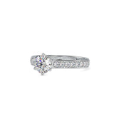 Gerent Vintage Stone Diamond Ring White gold