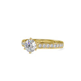 Gerent Vintage Stone Diamond Ring Yellow gold