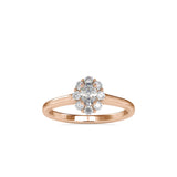 Bloom Diamond Stone Engagement Ring Rose gold