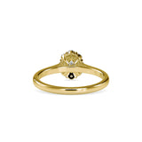 Bloom Diamond Stone Engagement Ring Yellow gold