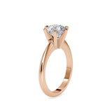 Oligarch Solitaire Diamond Ring Rose gold