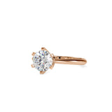 Oligarch Solitaire Diamond Ring Rose gold