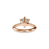 Oligarch Solitaire Diamond Ring Rose gold