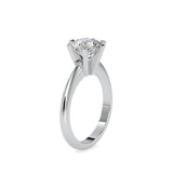 Oligarch Solitaire Diamond Ring Platinum