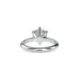 Oligarch Solitaire Diamond Ring Platinum