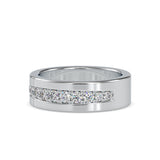 Plenary Diamond Stone Ring White gold