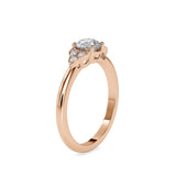 Deific Coronet Diamond Ring Rose gold