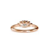 Deific Coronet Diamond Ring Rose gold