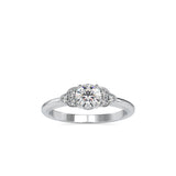 Deific Coronet Diamond Ring White gold