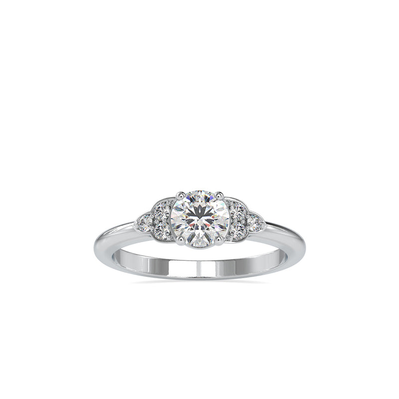 Deific Coronet Diamond Ring Platinum