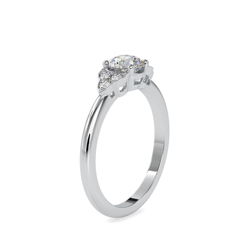 Deific Coronet Diamond Ring Platinum