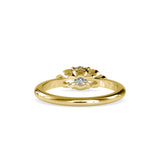 Deific Coronet Diamond Ring Yellow gold