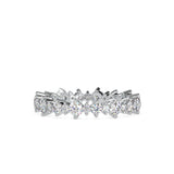 Girdle Stone Diamond Ring White gold