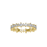 Girdle Stone Diamond Ring Yellow gold