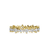 Girdle Stone Diamond Ring Yellow gold