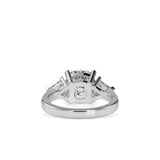 Suave three Stone Diamond Ring White gold