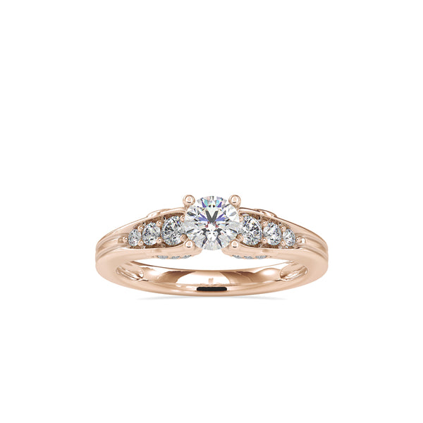 Amborsial Diamond Ring Rose gold