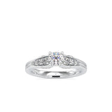 Amborsial Diamond Ring White gold