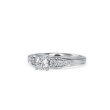 Amborsial Diamond Ring White gold