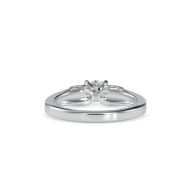 Amborsial Diamond Ring White gold