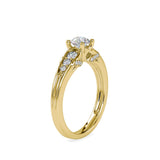 Amborsial Diamond Ring Yellow gold