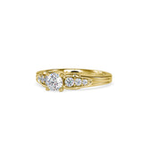 Amborsial Diamond Ring Yellow gold