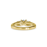 Amborsial Diamond Ring Yellow gold