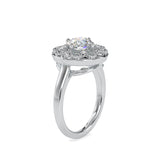 Mighty Stone Diamond Ring White gold