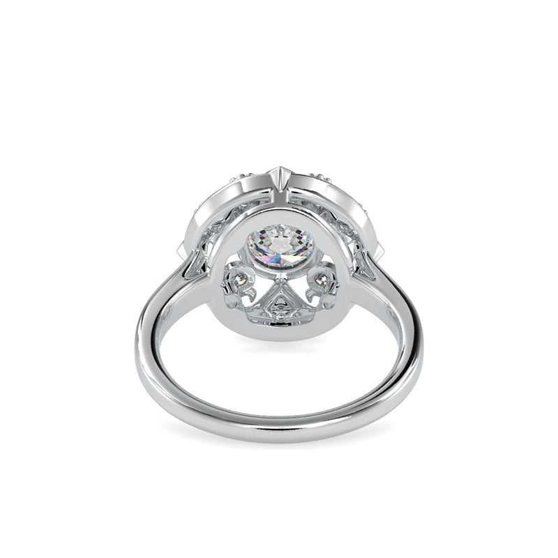 Mighty Stone Diamond Ring Platinum