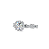 Fluky Infinity Diamond Ring Platinum