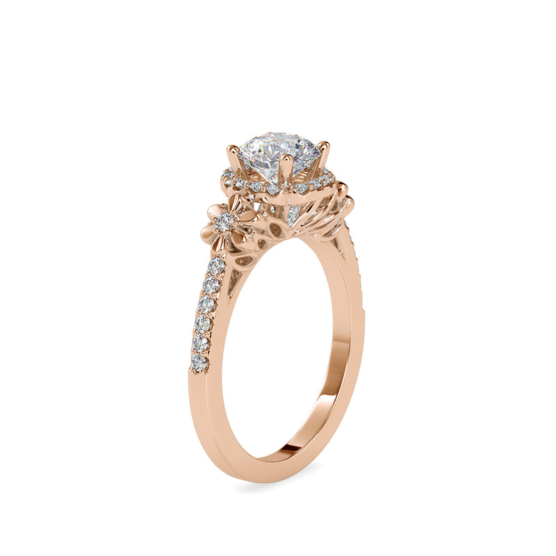 Joyous Stone Diamond Ring Rose gold