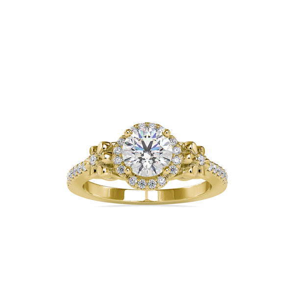 Joyous Stone Diamond Ring Yellow gold