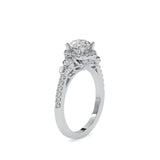 Endowed Stone Diamond Ring White gold