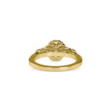 Endowed Stone Diamond Ring Yellow gold