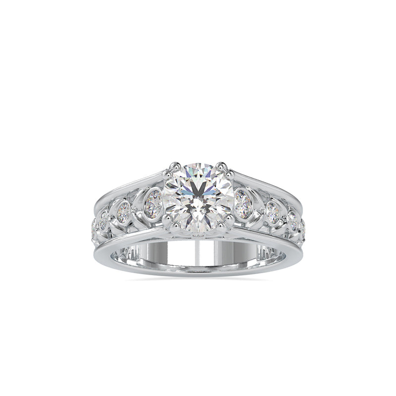 Bliss Diamond Engagement Ring Platinum