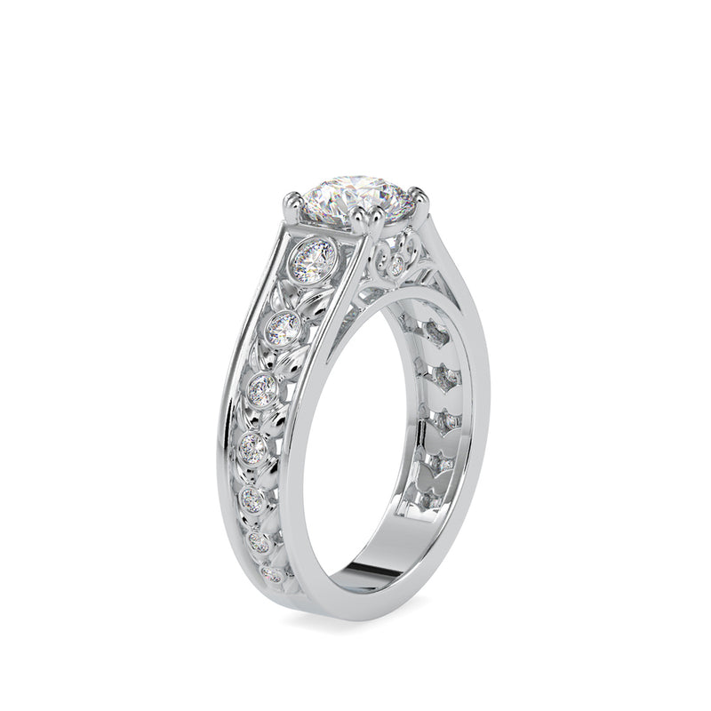 Bliss Diamond Engagement Ring White gold