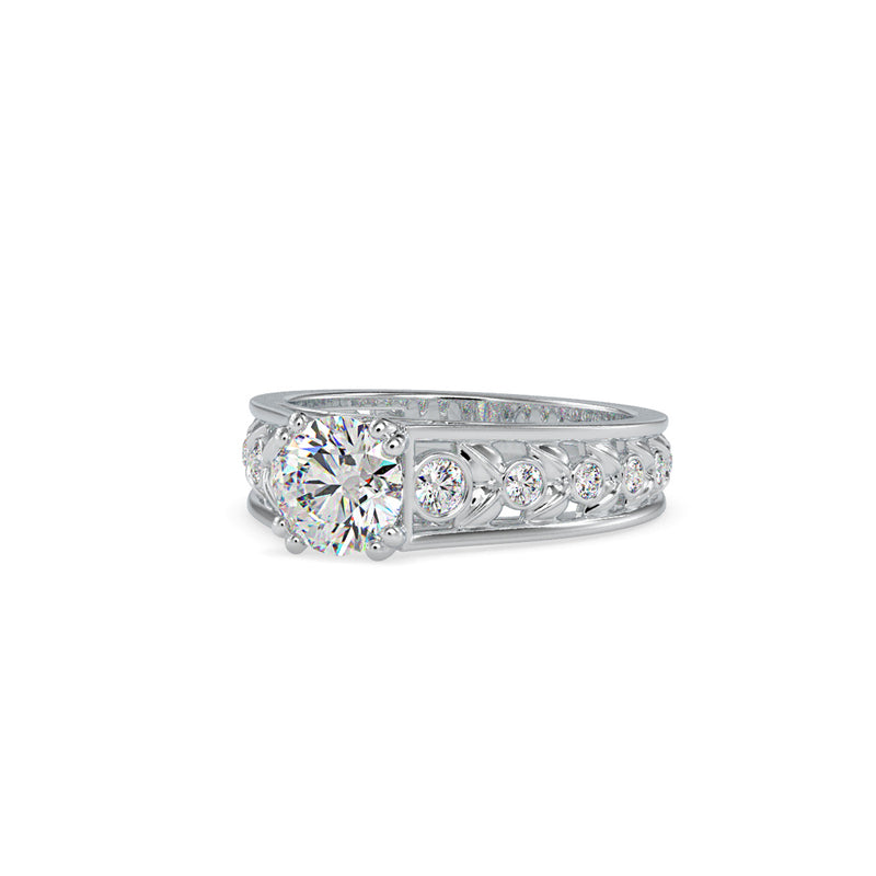 Bliss Diamond Engagement Ring Platinum