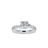 Arch Diamond Prong Engagement Ring Platinum