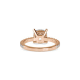 Tsag Prong Diamond Engagement Ring Rose gold