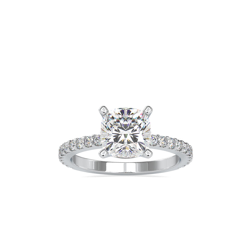 Tsag Prong Diamond Engagement Ring White gold