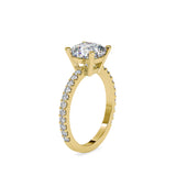 Tsag Prong Diamond Engagement Ring Yellow gold