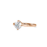 Deific Stone Diamond Ring Rose gold