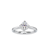 Deific Stone Diamond Ring Platinum