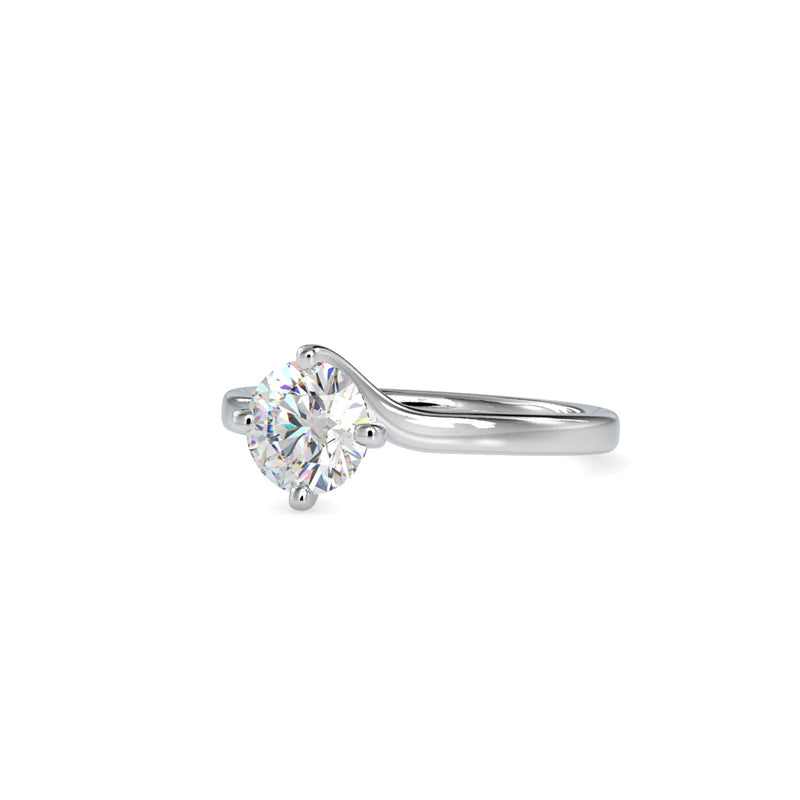 Deific Stone Diamond Ring White gold