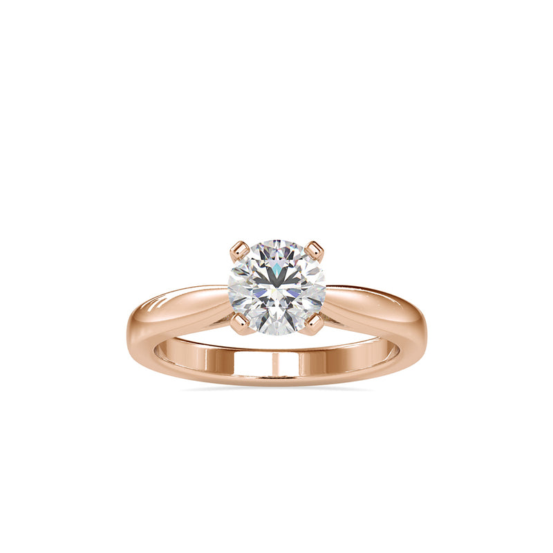 Ceres Round Diamond Ring Rose gold