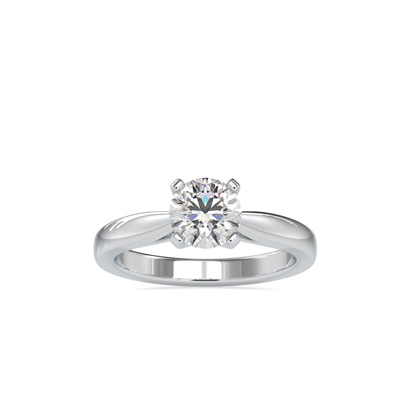 Ceres Round Diamond Ring Platinum