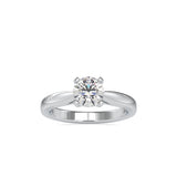 Ceres Round Diamond Ring White gold