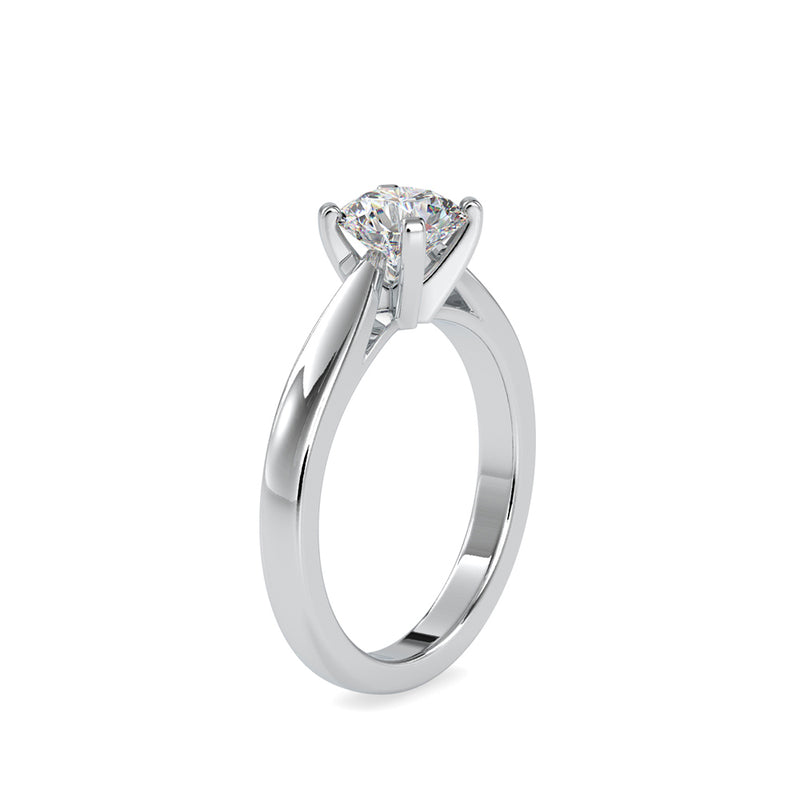 Ceres Round Diamond Ring Platinum