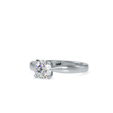 Ceres Round Diamond Ring Platinum