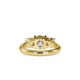 Vows Three Diamond Stone Ring Yellow gold